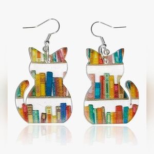 Colorful Cat Earrings‎